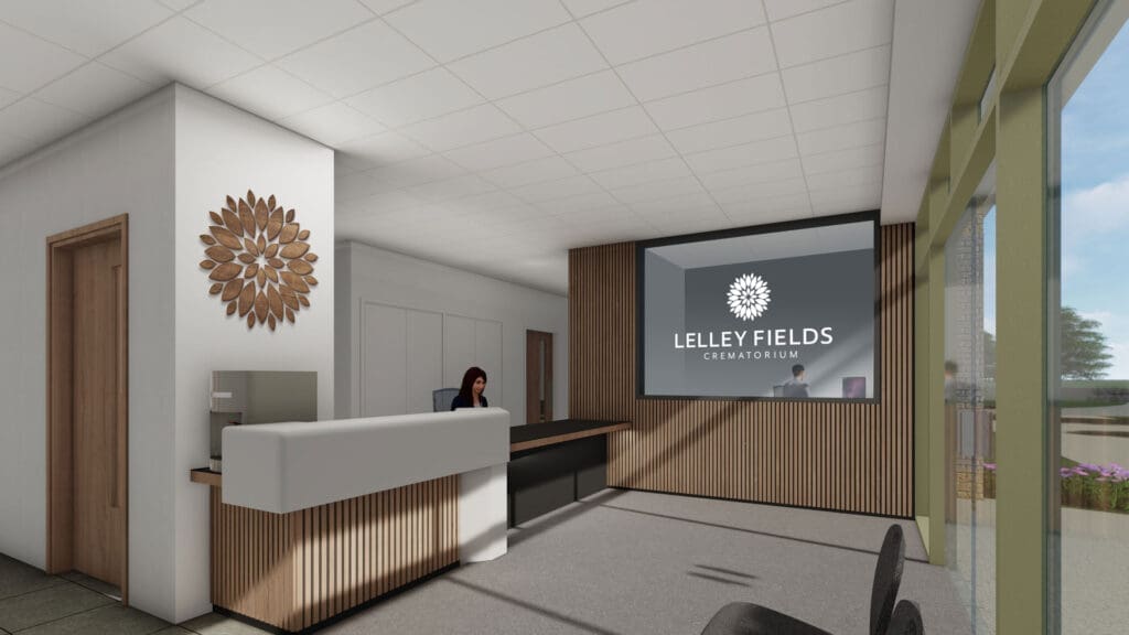 lelley fields crematorium reception artists impression