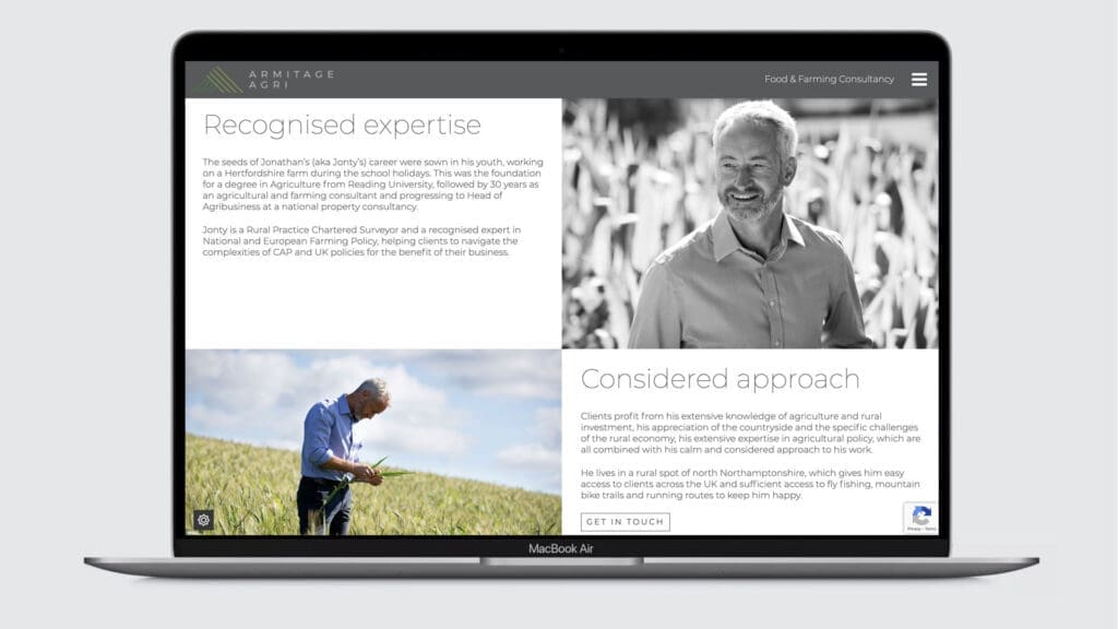 armitage agri brand on website