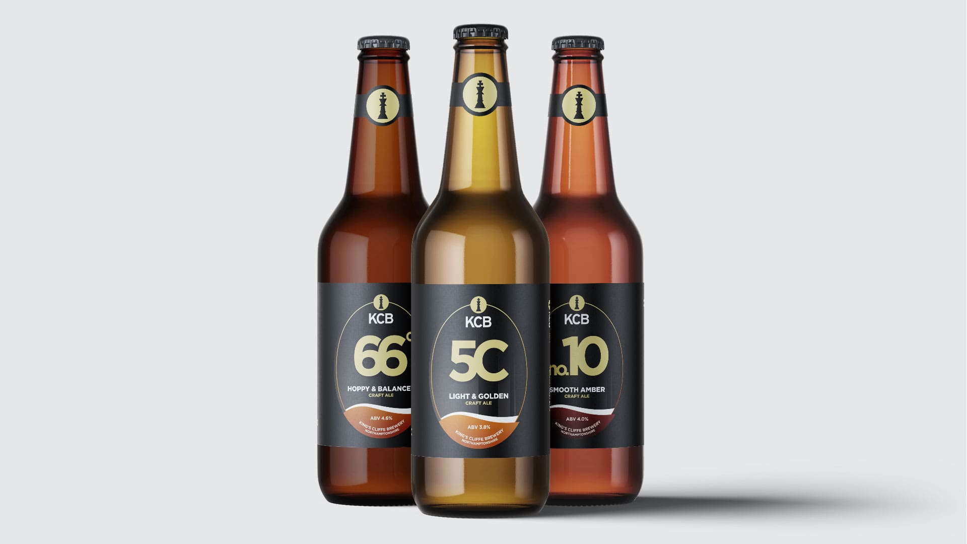 KCB Beer bottles