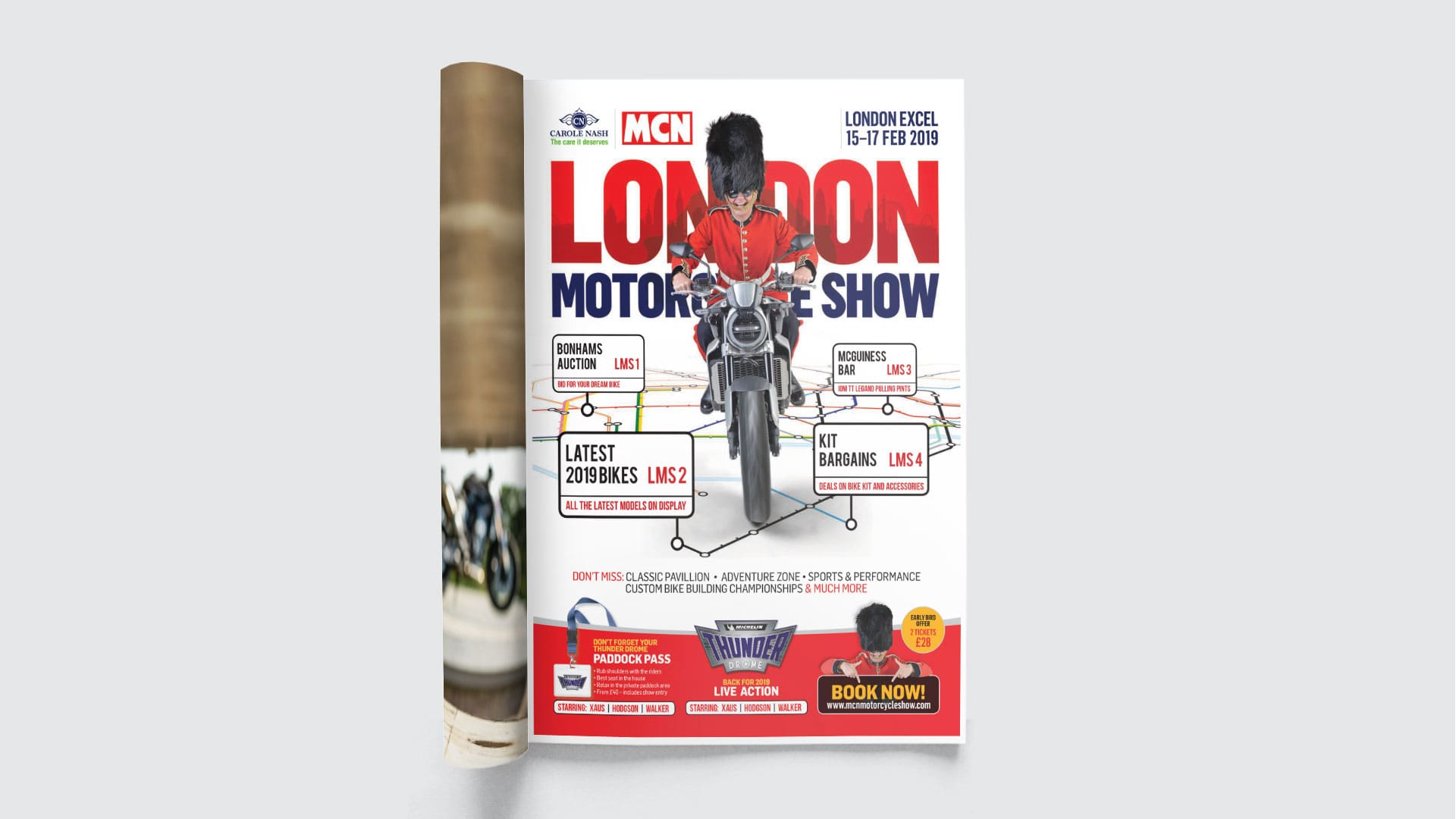 london motorcycle show campaign ad