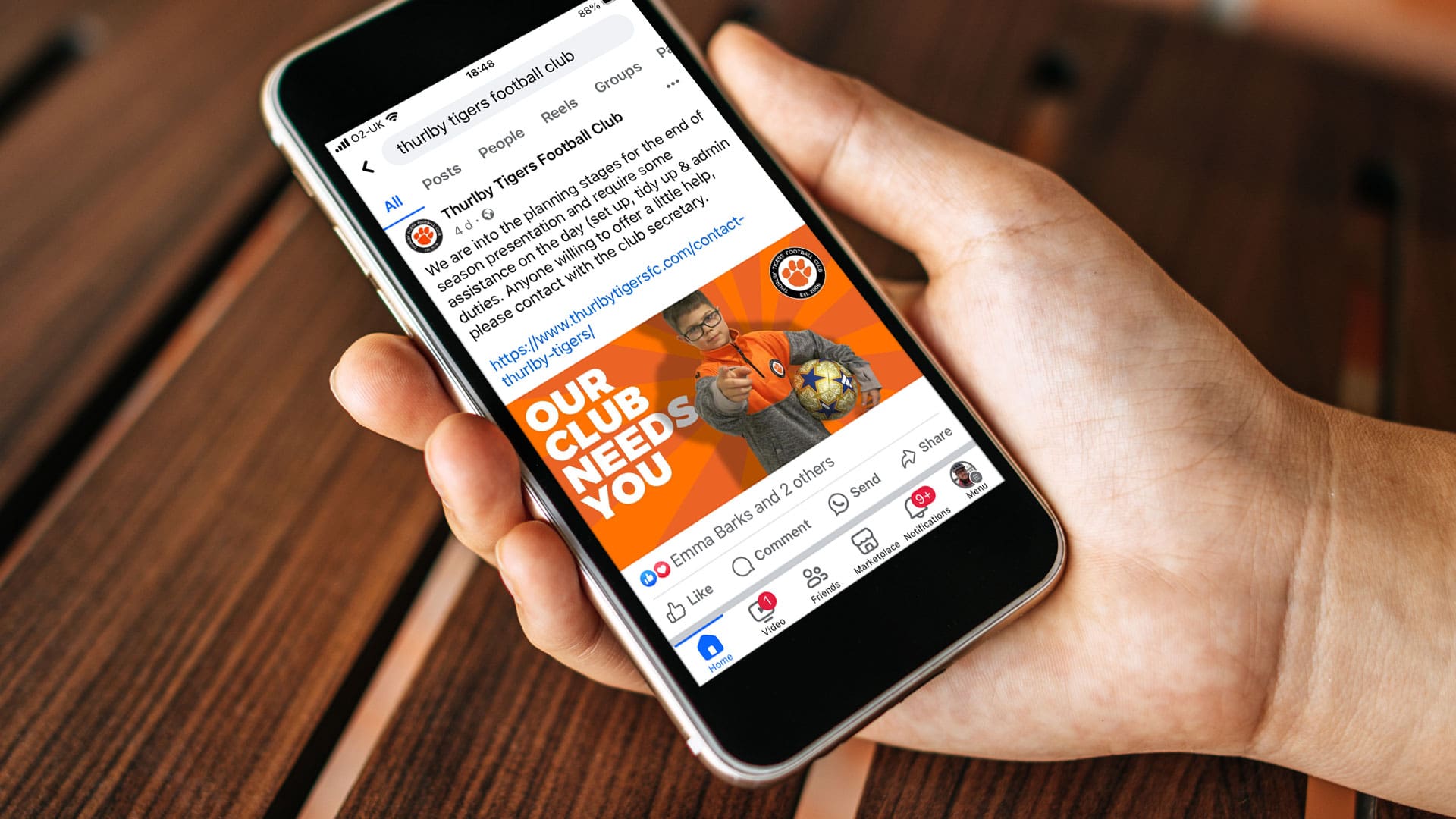 Thurlby Tigers social posts