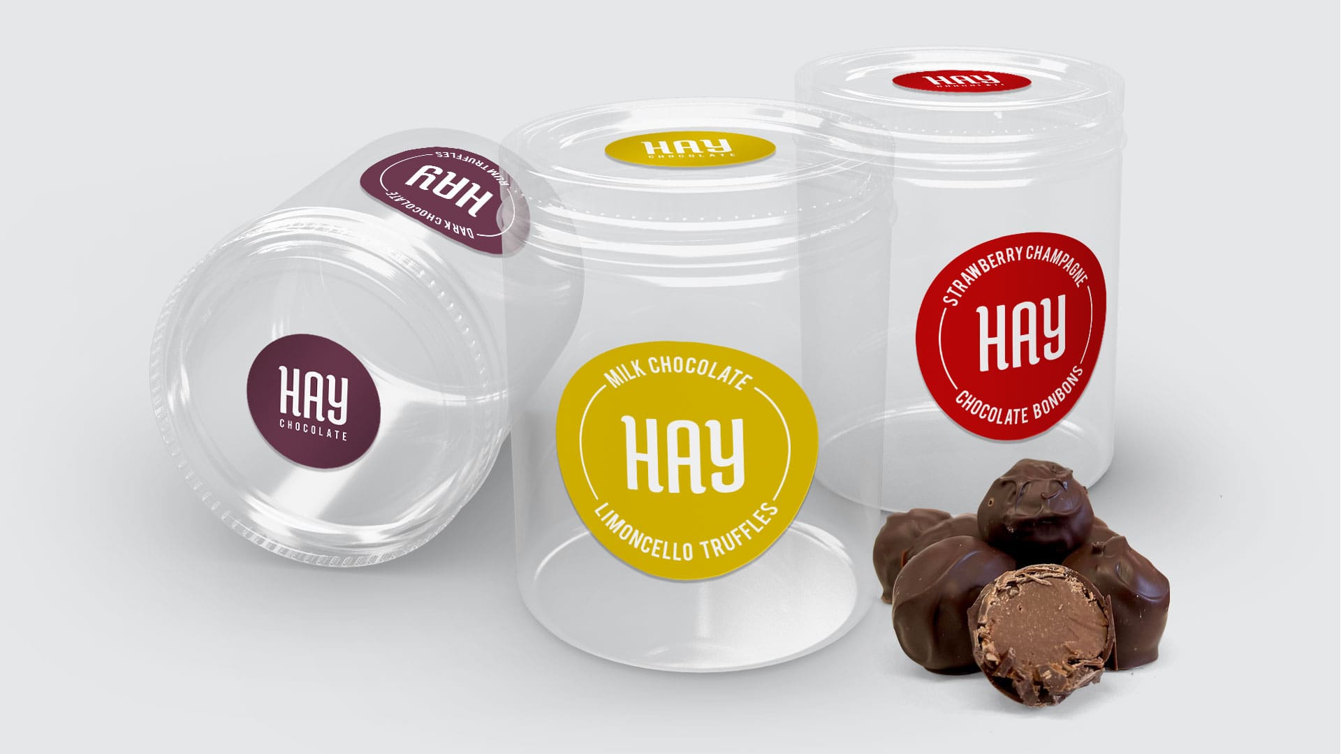 Hay Chocolate branding