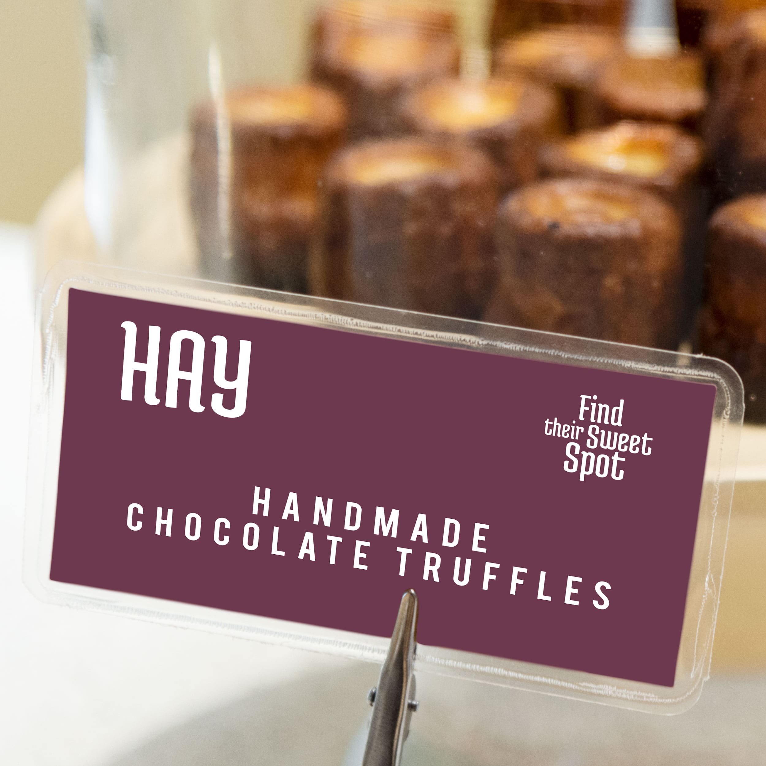 hay chocolate point of sale