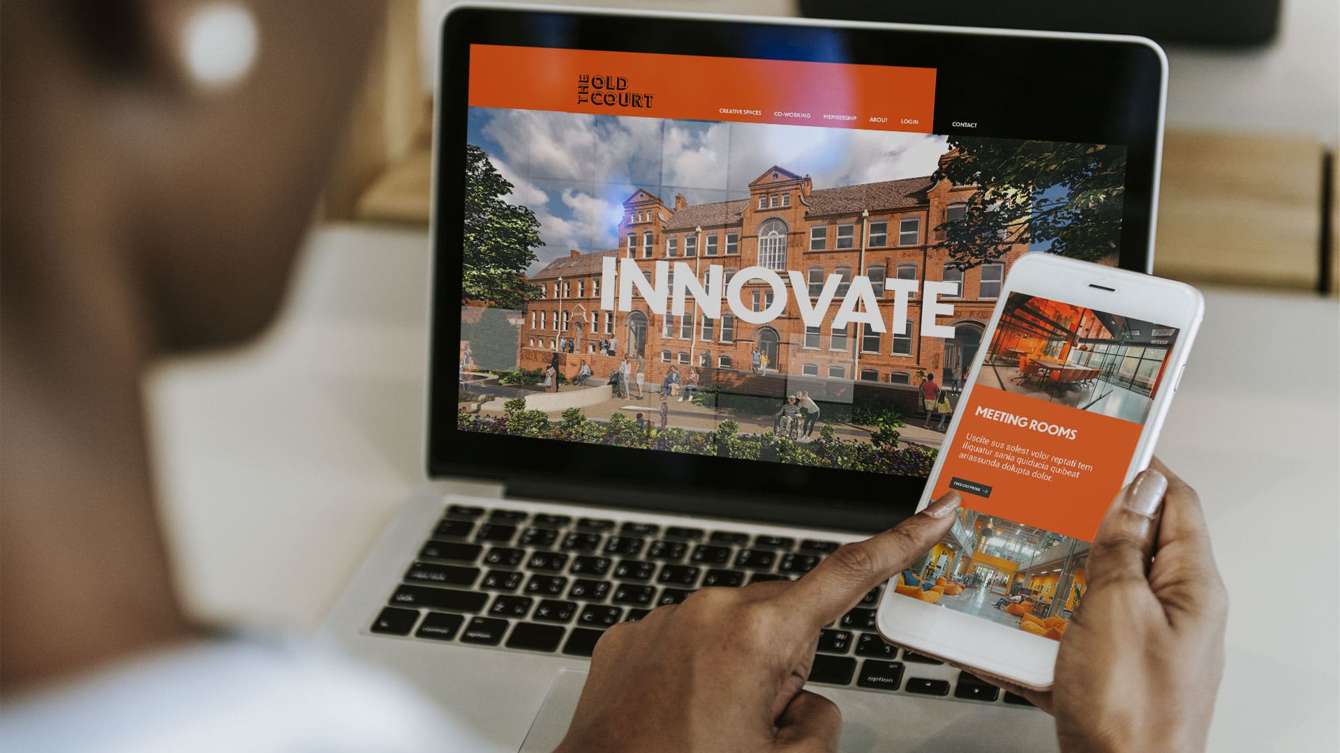 the old court website design